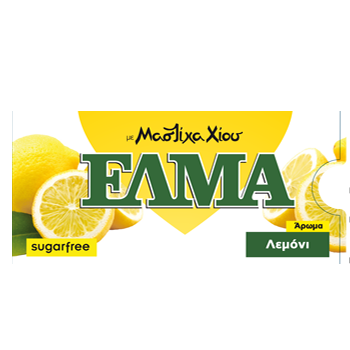 Žuvačka ELMA Lemon bez cukru - masticha a citrón 