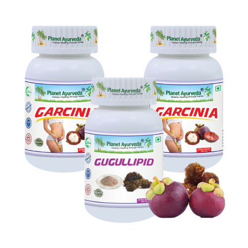 Ajurvédsky balík na Chudnutie 2 x Garcinia + 1 x Gugullipid