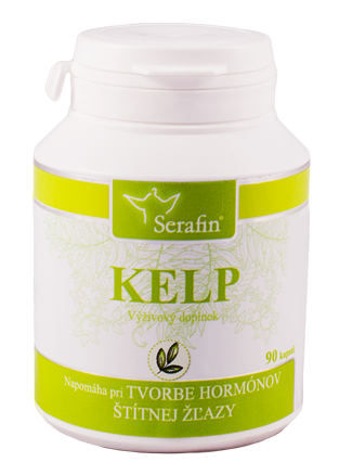 KELP Kapsuly Serafin - prírodný zdroj jódu pre lepšiu funkciu štítnej žľazy