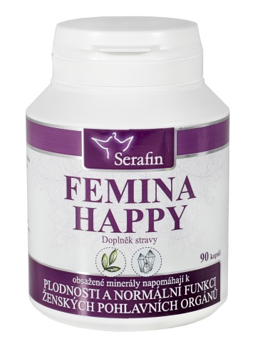 FEMINA HAPPY Kapsuly Serafin - menopauza, normálna menštruácia