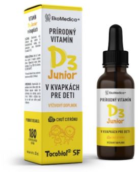 VITAMÍN D3 Junior - prírodný vitamín D3 pre deti