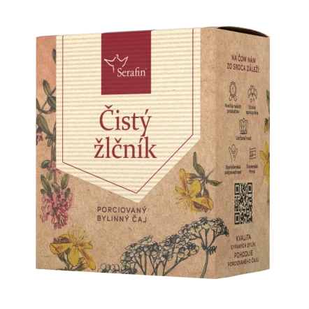 ČISTÝ ŽLČNÍK (Žlčové kamene)- porciovaný čaj- vyplavenie žlčových kameňov