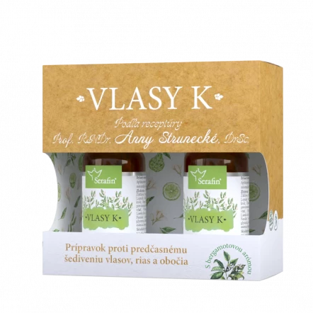 VLASY K - proti predčasnému šediveniu vlasov, rias a obočia