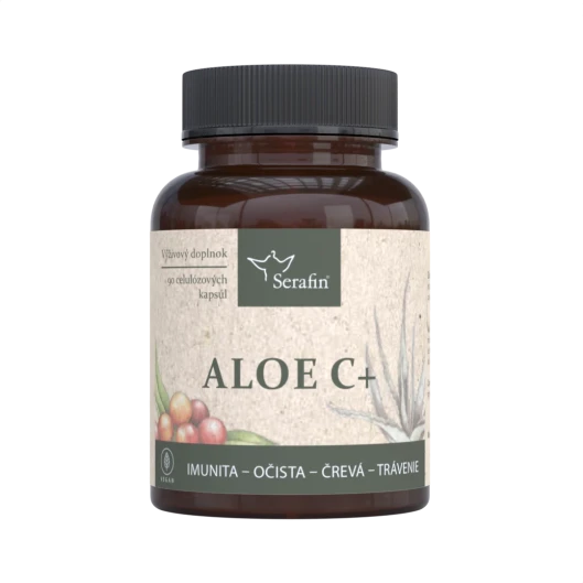 ALOE C+ Kapsuly Serafin - imunita, trávenie, črevá, detoxikácia