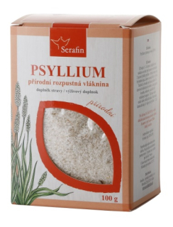 Psyllium Serafin 100g - prírodná vláknina na tráviace ťažkosti a chudnutie